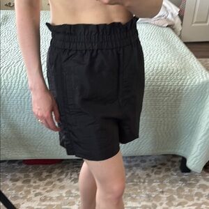 Tibi Nylon Paper Bag Short